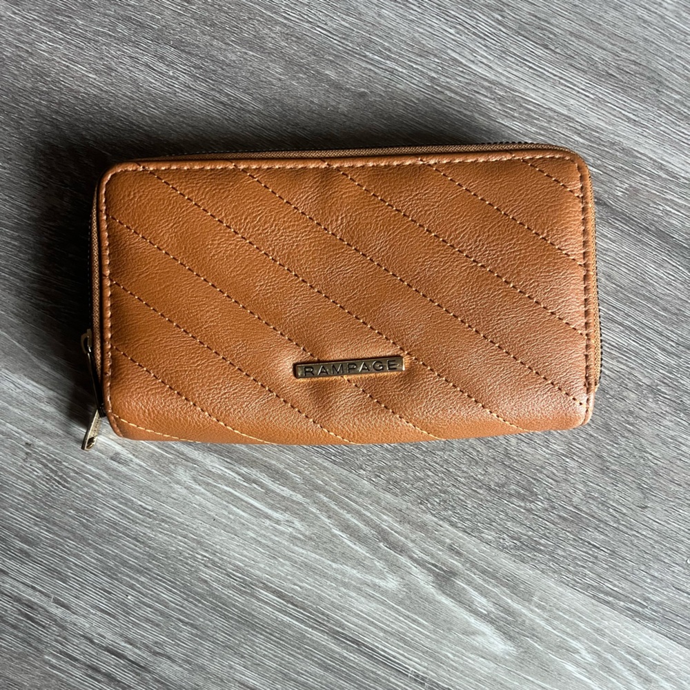 Rampage Brown Quilted Women's Wallet